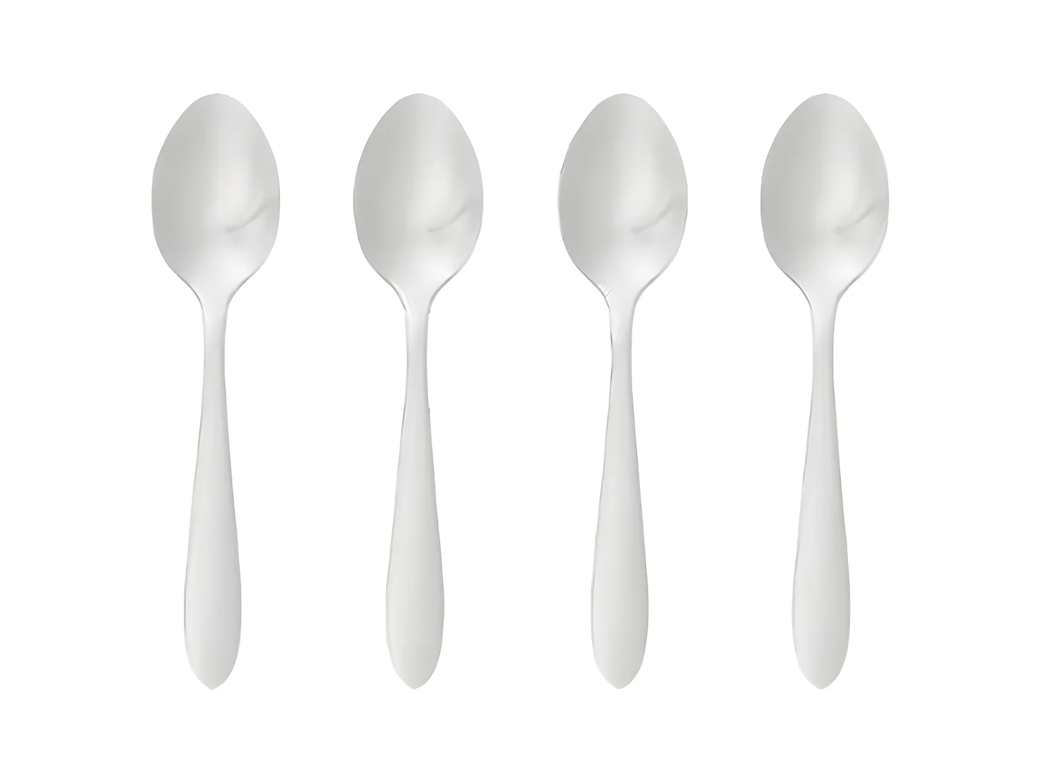 Lot de 4 Cuillères à Café Inox "Nevis" 14cm Argent