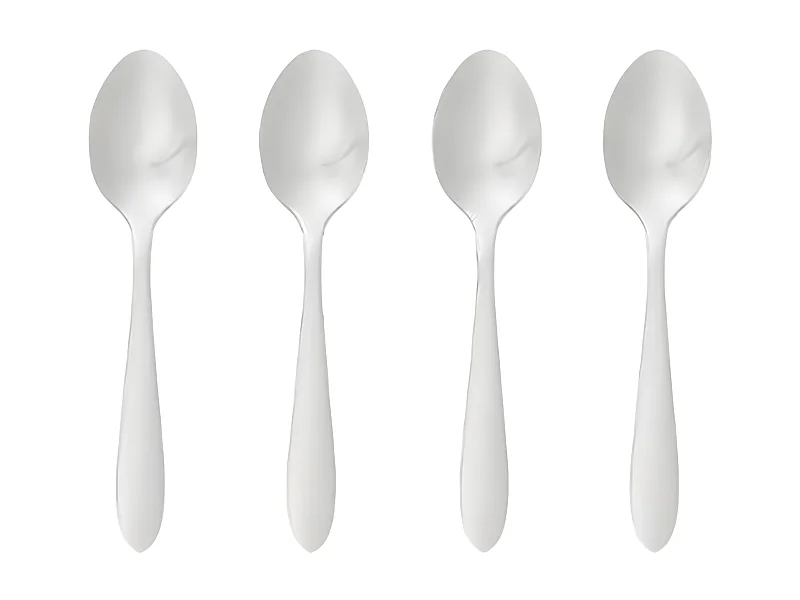 Lot de 4 Cuillères à Café Inox "Nevis" 14cm Argent