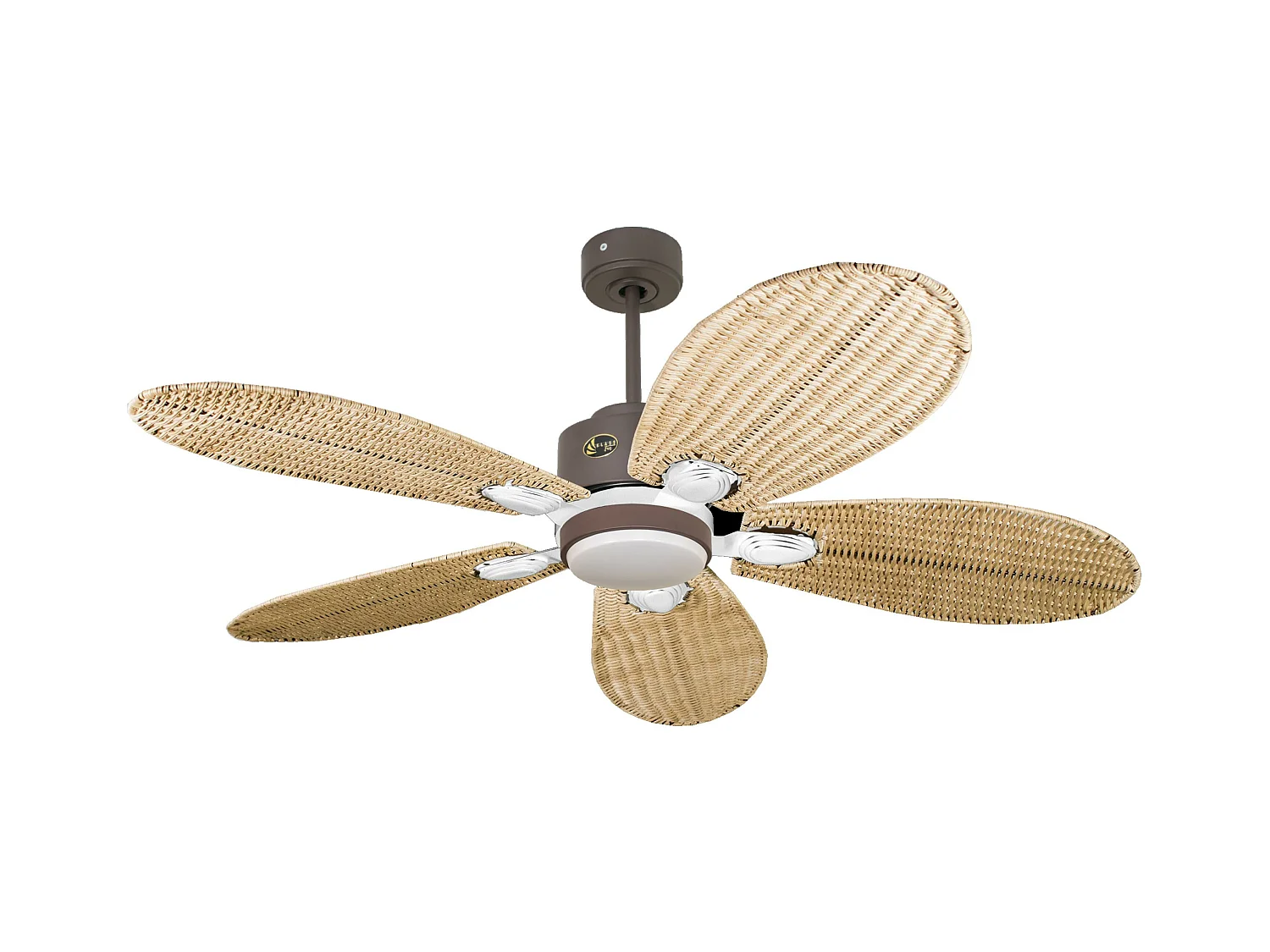 Ventilateur de plafond Wifi Moteur à courant continu Télécommande Lumière à trois tons Hypersilence Mémoire