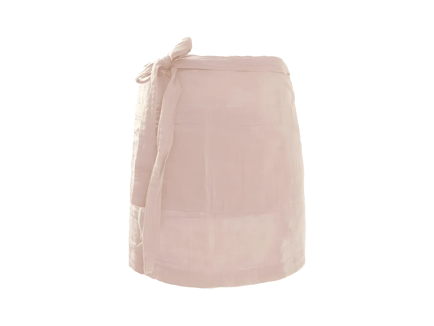 Tablier 45x80 cm Gaze de coton Guimauve