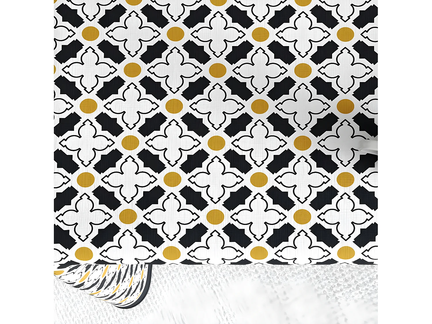 Nappe rectangulaire anti tache 140x200 cm Coton Porta