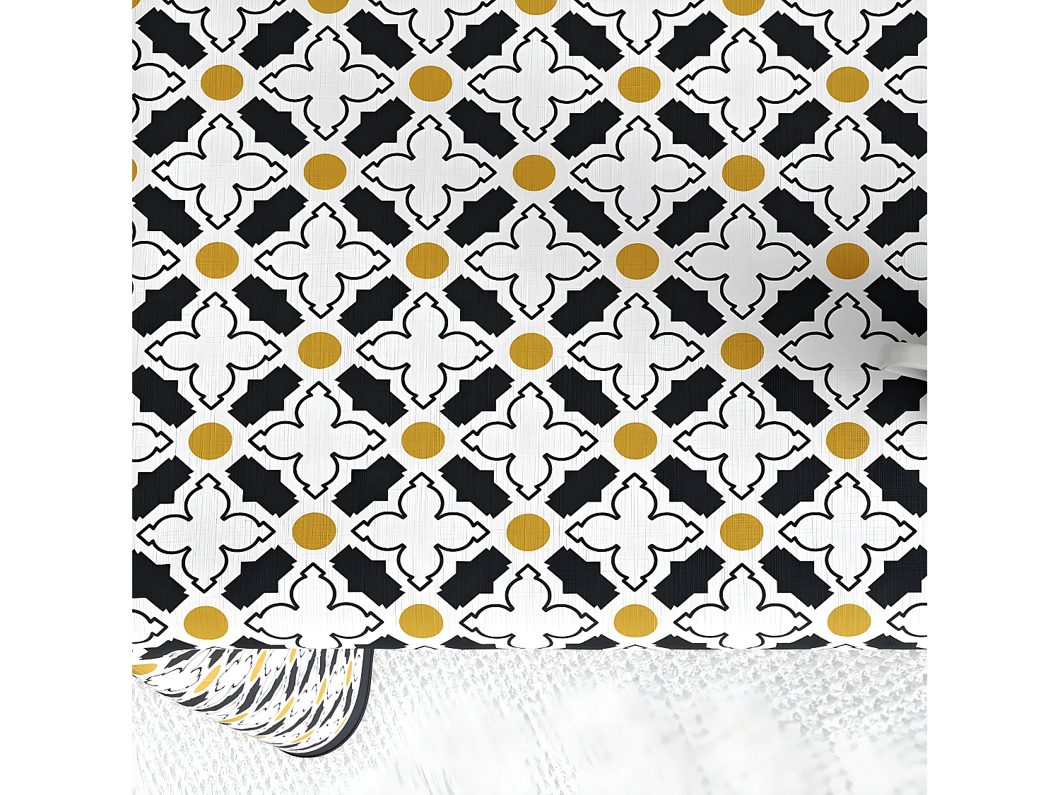 Nappe rectangulaire anti tache 140x250 cm Coton Porta