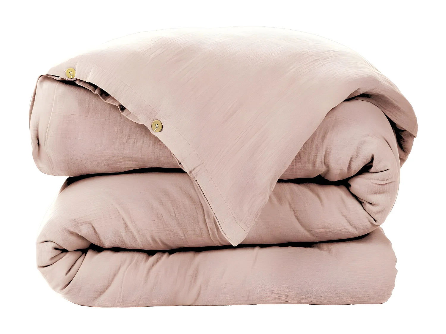 Housse de couette 200x200 cm en Gaze de coton Guimauve