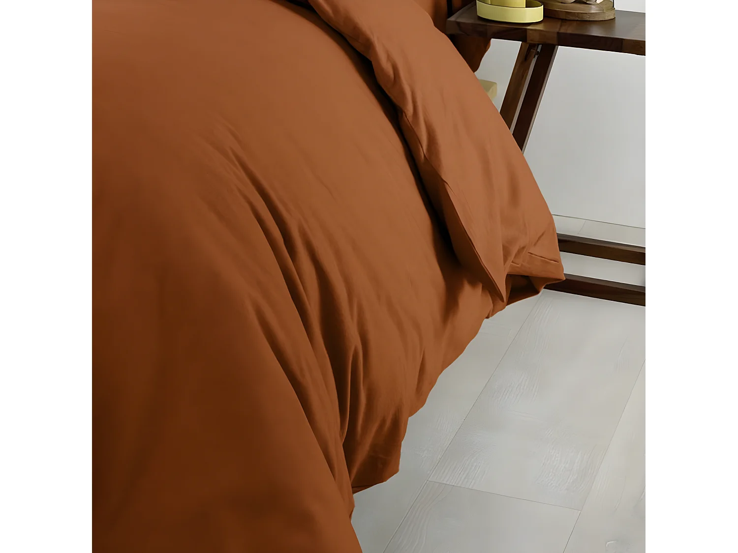 Housse de couette 140x200 Flanelle de Coton Tomette