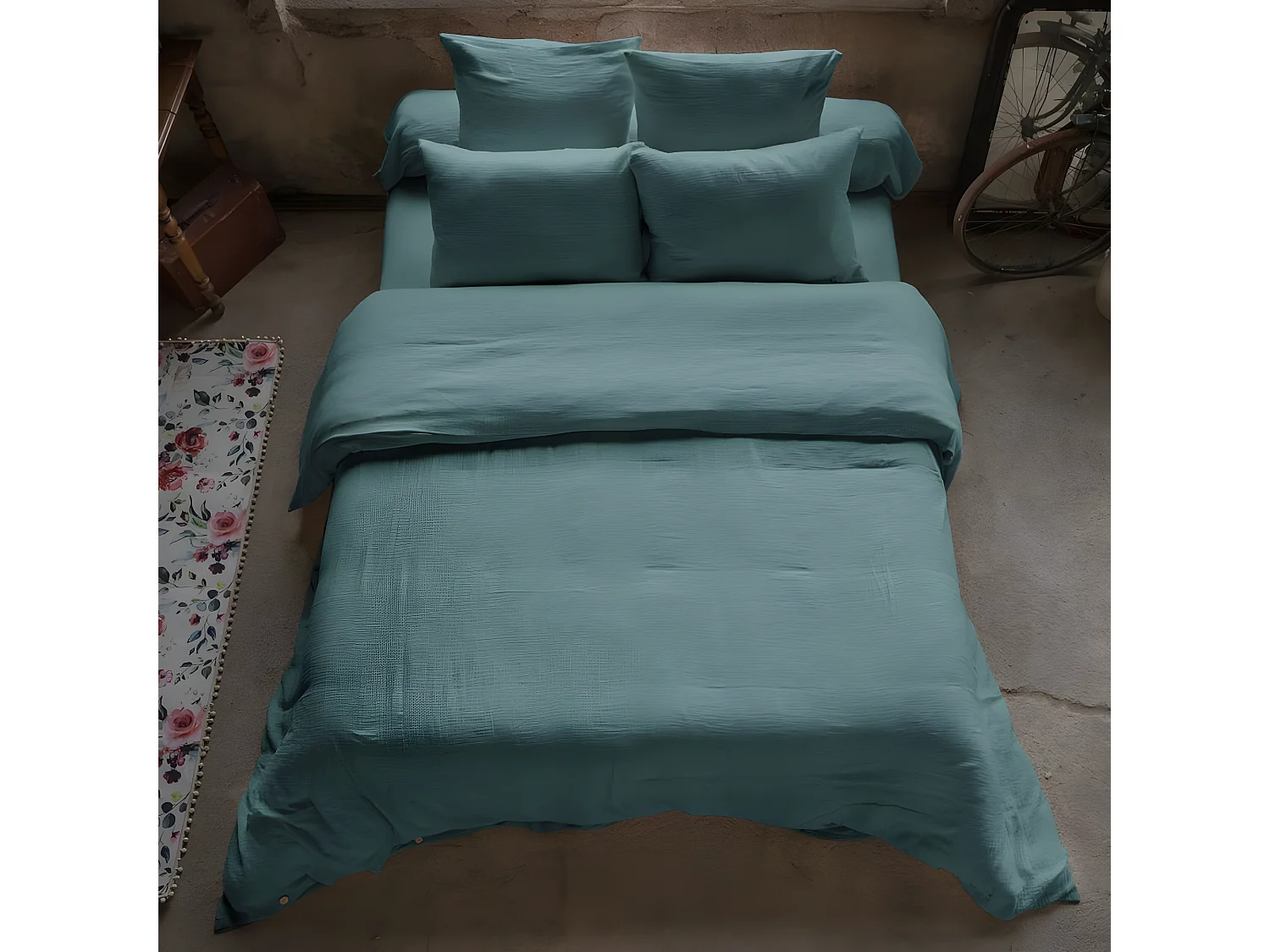 Housse de couette 140x200 cm en Gaze de coton Canard