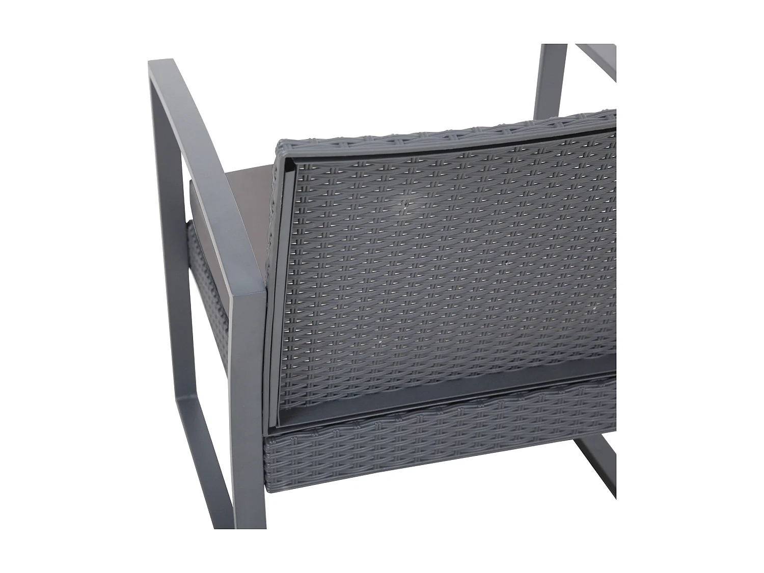 Poly rotin Salon de jardin Ensemble table et fauteuils