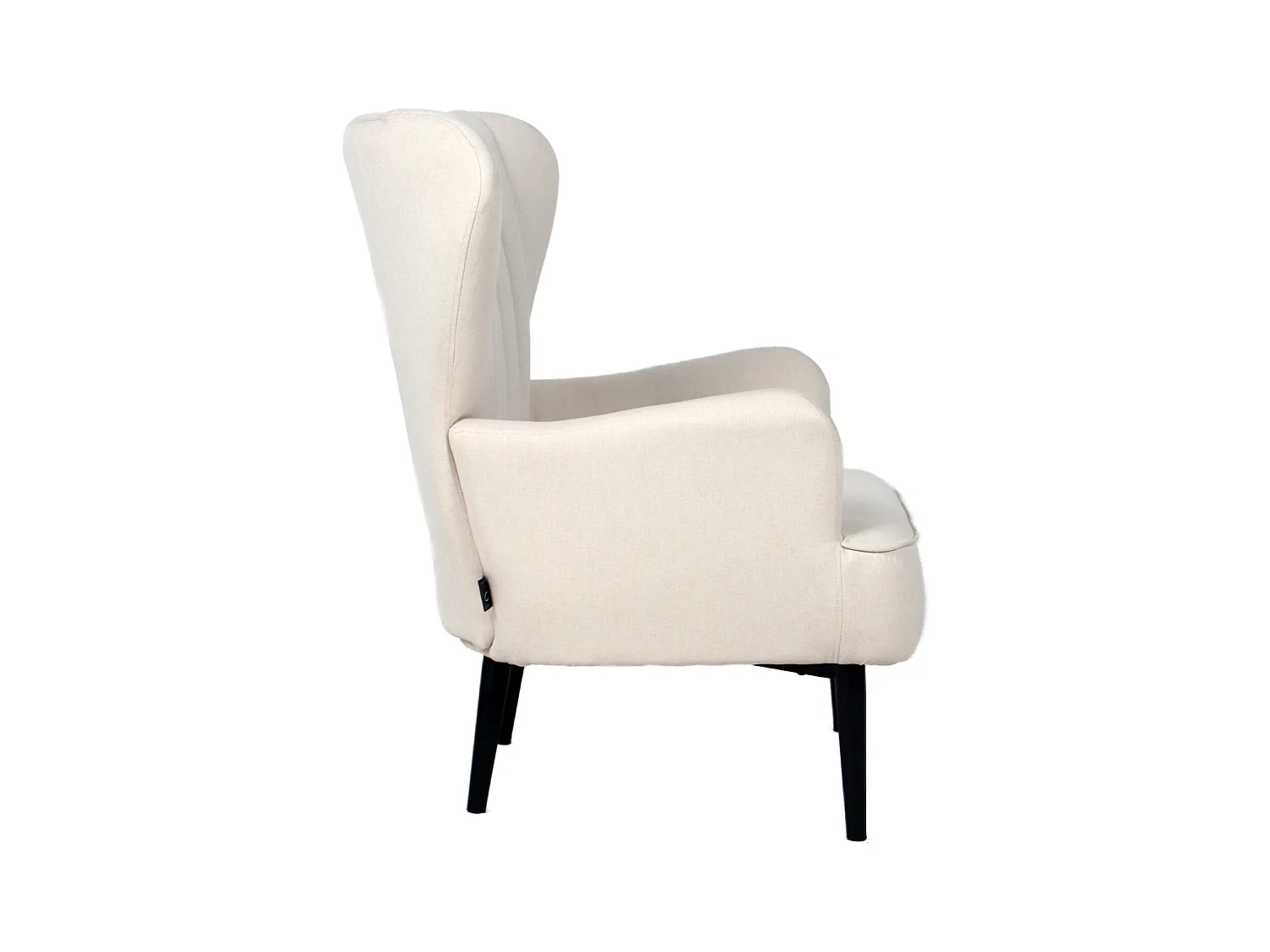 Fauteuil à oreilles rembourré
