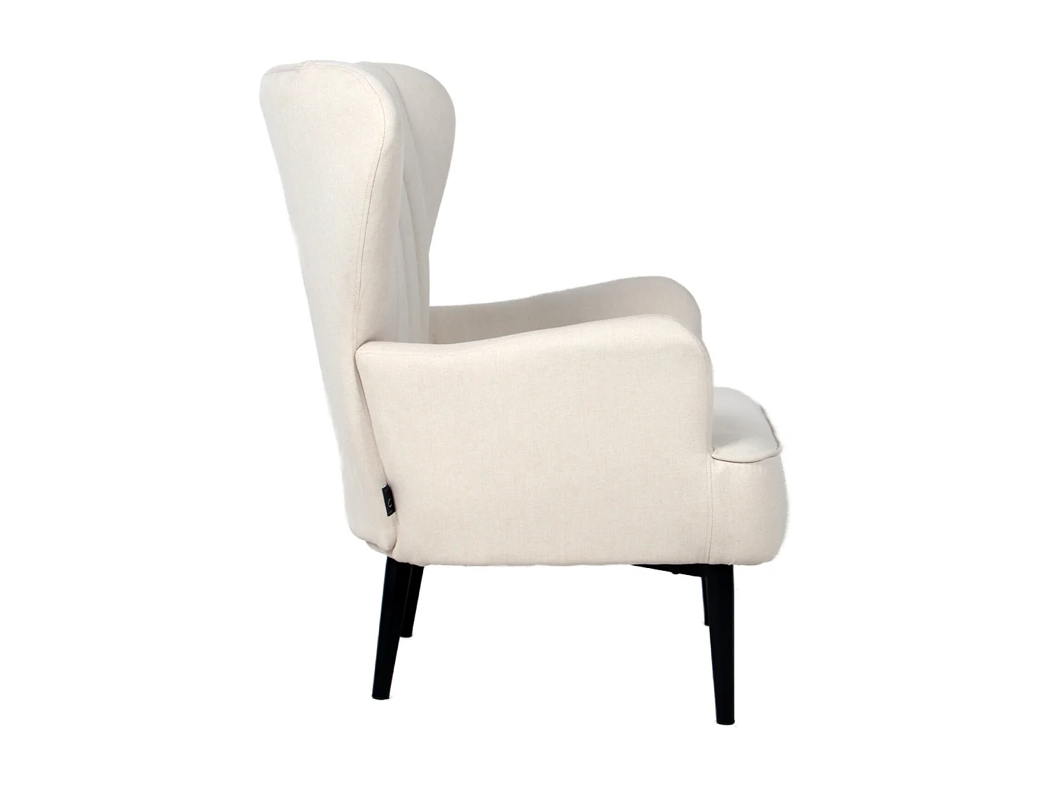 Fauteuil à oreilles rembourré