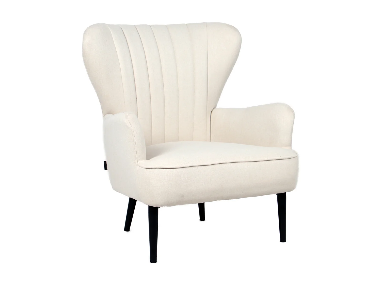 Fauteuil à oreilles rembourré