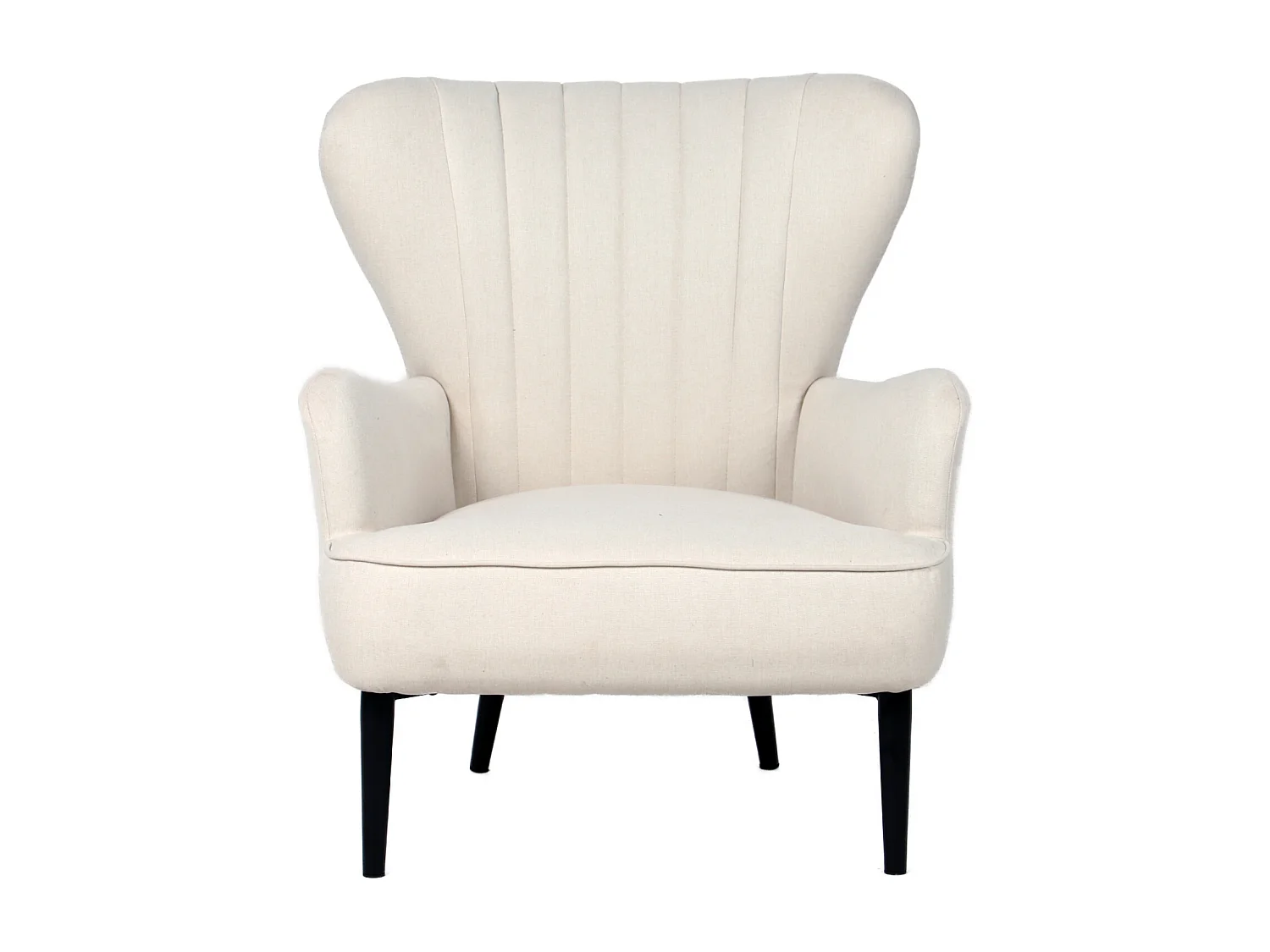 Fauteuil à oreilles rembourré