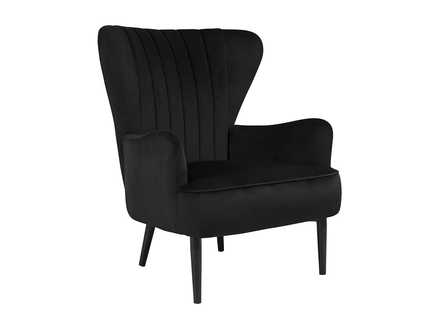 RELAXSESSEL ARTHUR Samt Schwarz