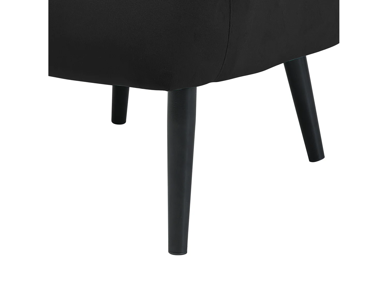 Fauteuil à oreilles rembourré
