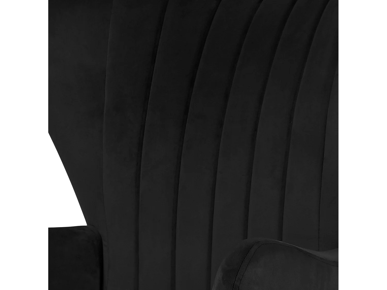 Fauteuil à oreilles rembourré