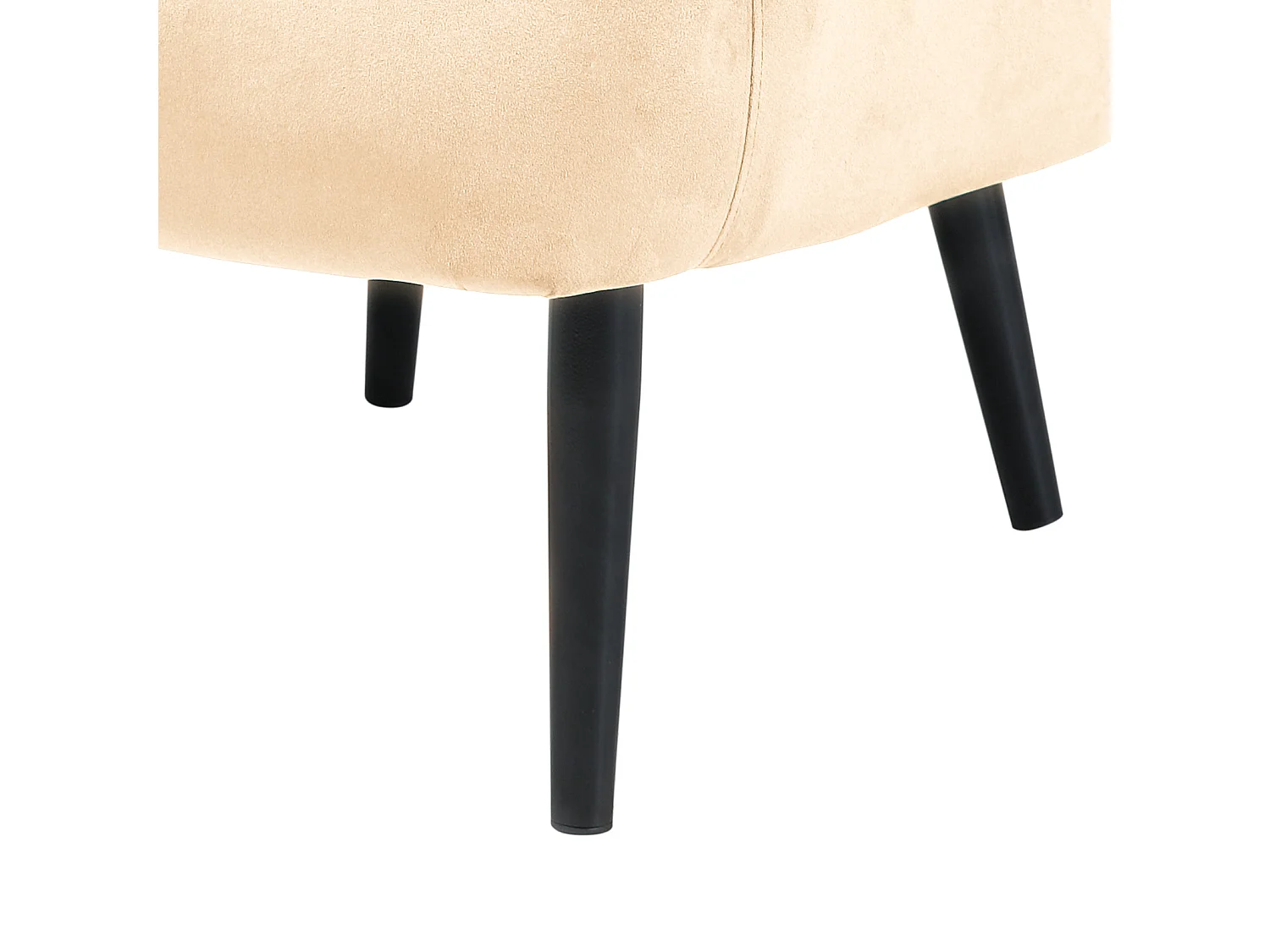 Fauteuil à oreilles rembourré