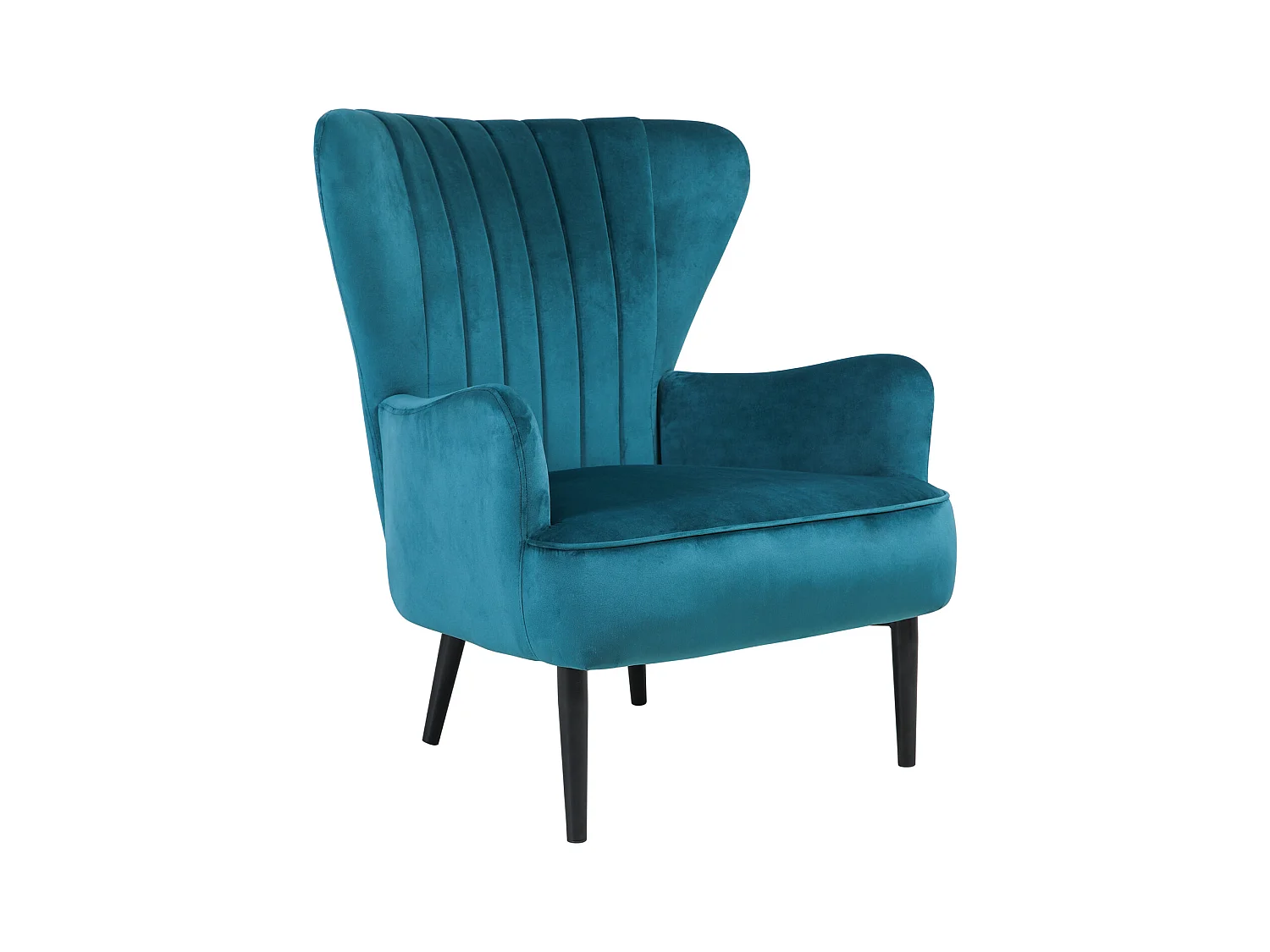 Fauteuil à oreilles rembourré