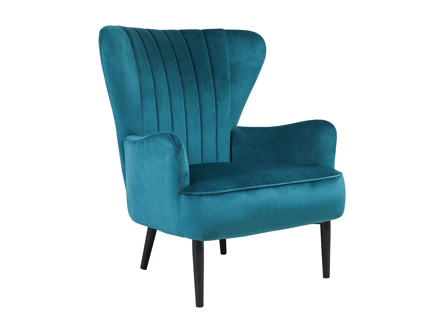 Fauteuil à oreilles rembourré