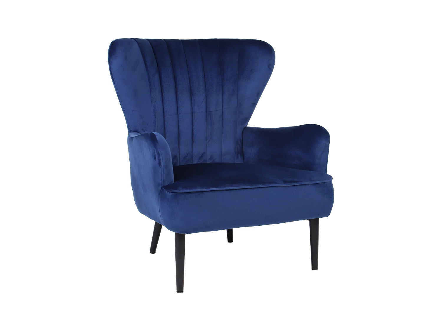 Fauteuil à oreilles rembourré