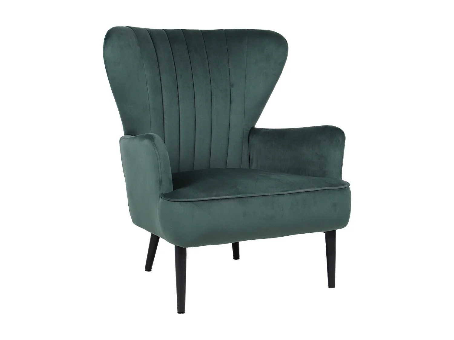 Fauteuil à oreilles rembourré