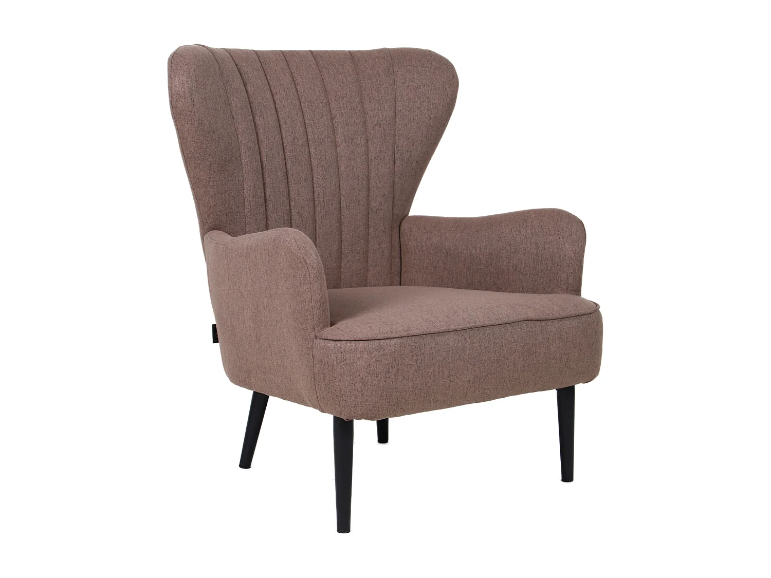 Fauteuil à oreilles rembourré