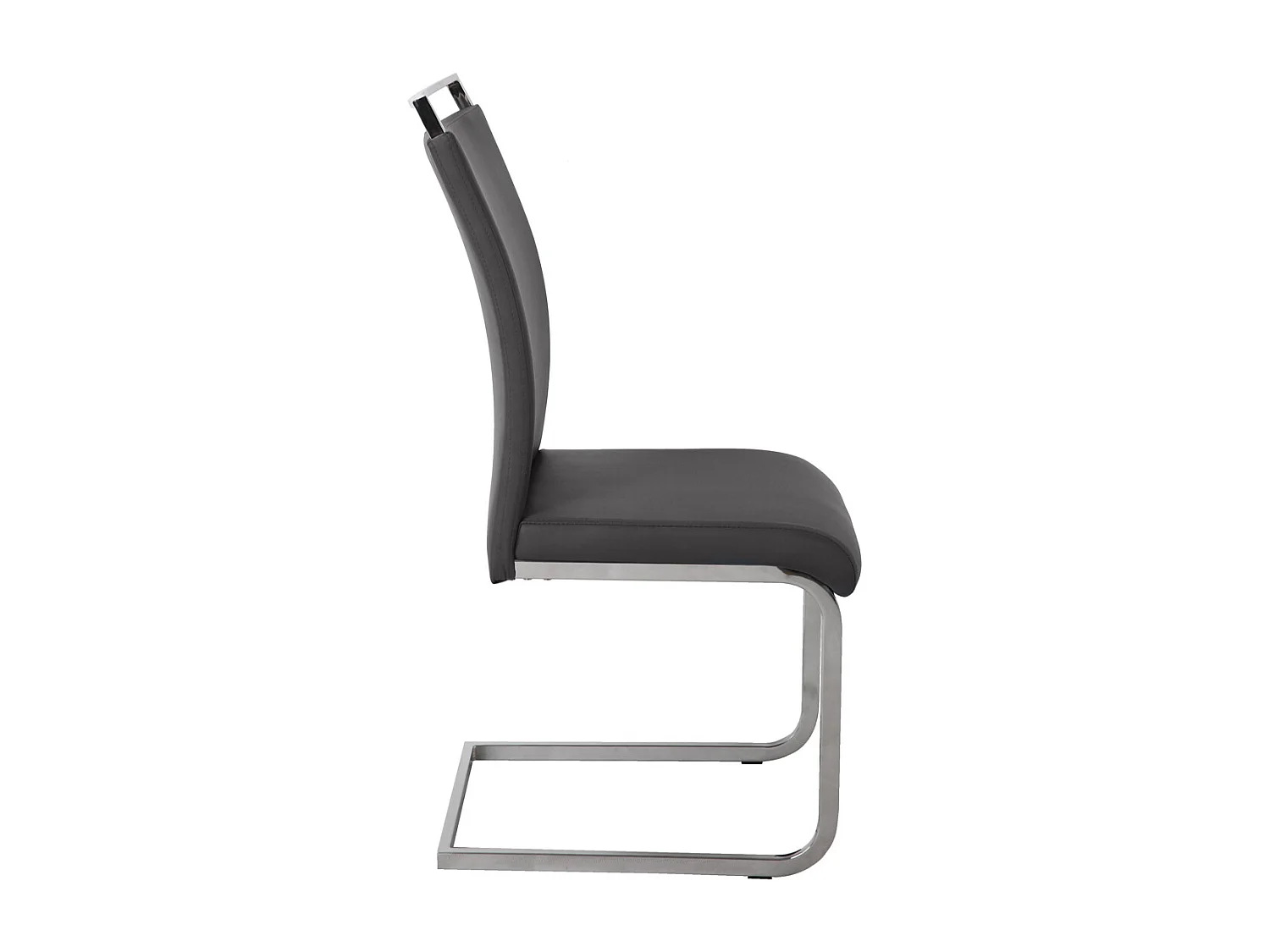 Lot de 2 chaises pivotantes en similicuir