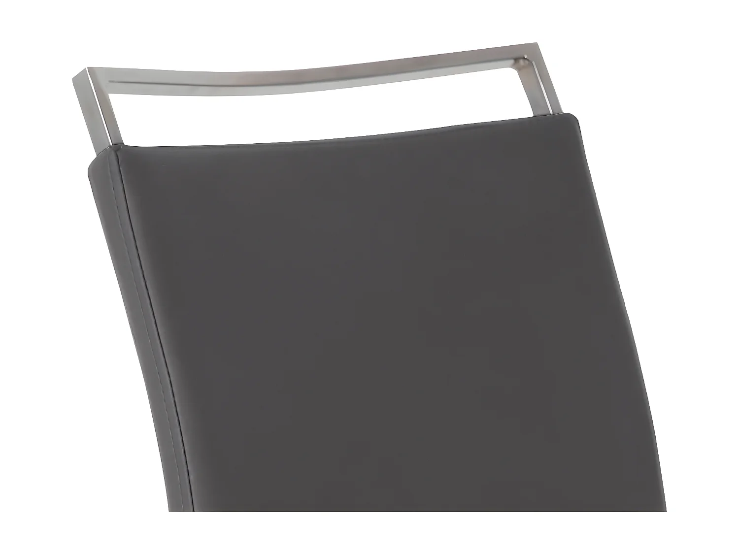 Lot de 2 chaises pivotantes en similicuir