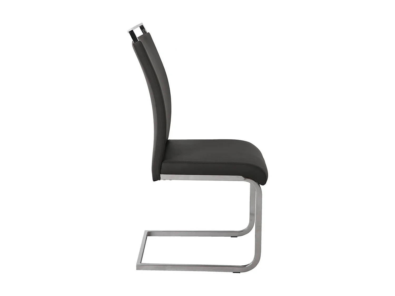 Lot de 2 chaises pivotantes en similicuir