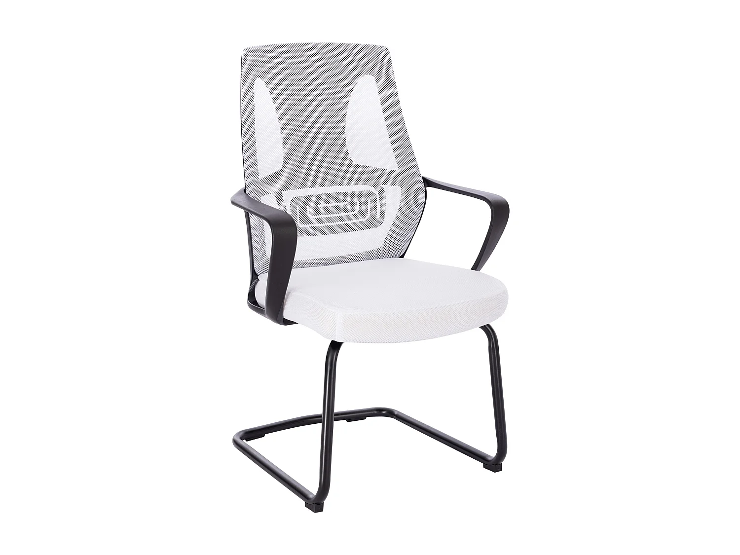 Chaise de conférence à piétement luge