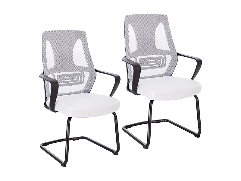 Chaise de conférence à piétement luge