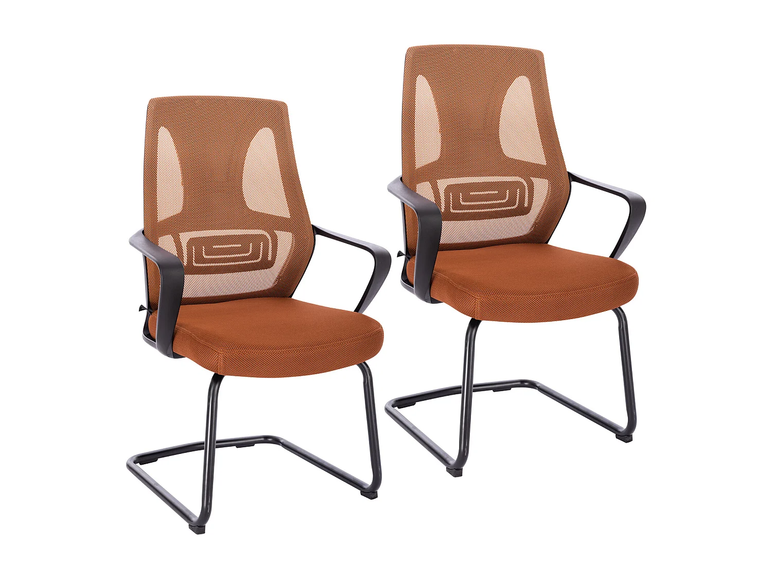 Chaise de conférence à piétement luge