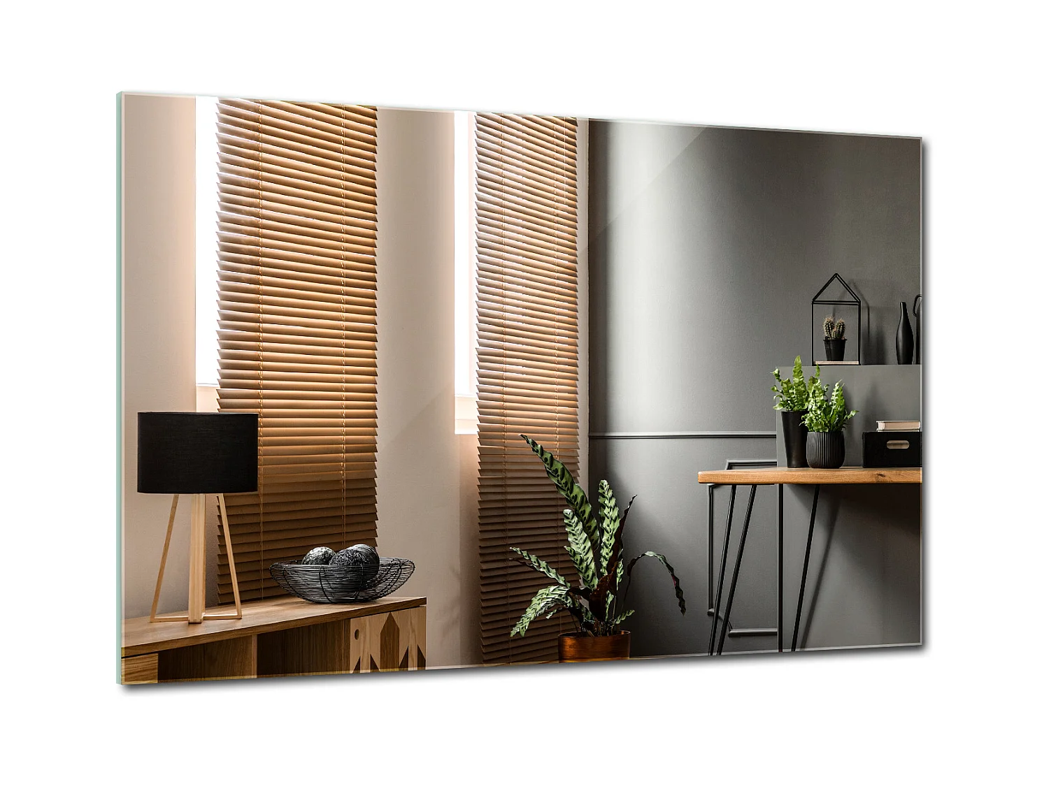 Miroir rectangulaire moderne sans cadre 70x50 cm