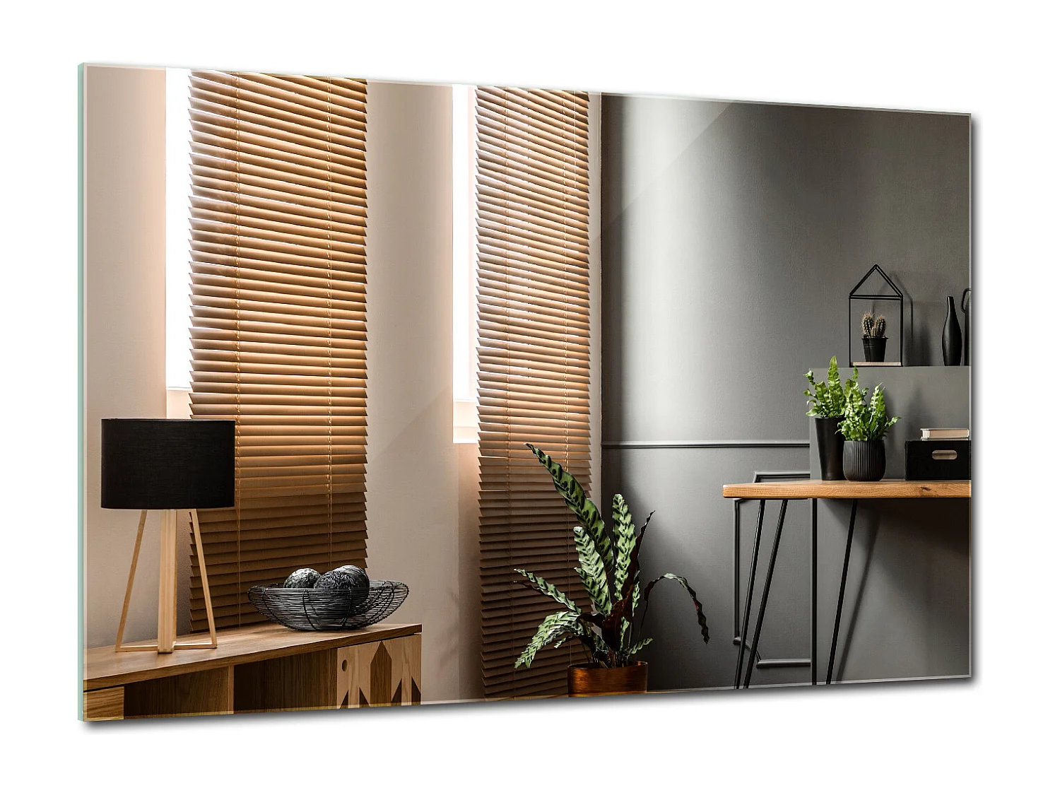 Miroir Rectangulaire Sans Cadre Poli Grande Sélection 60x40