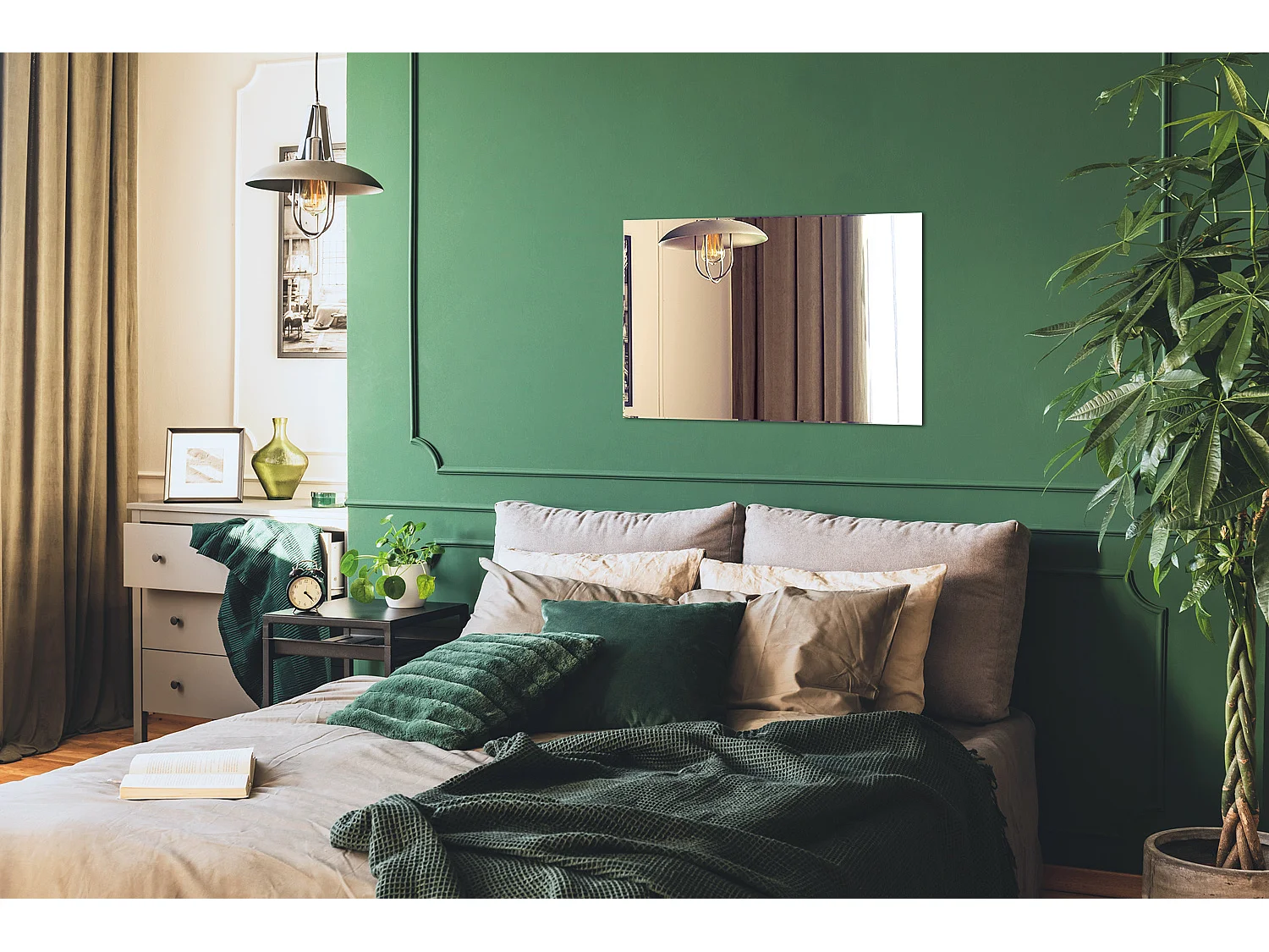 Miroir Rectangulaire Sans Cadre Poli Grande Sélection 60x40