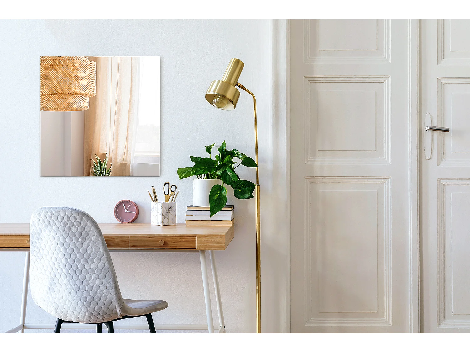 Miroir pour le salon, couloir, armoire, 80x60 cm