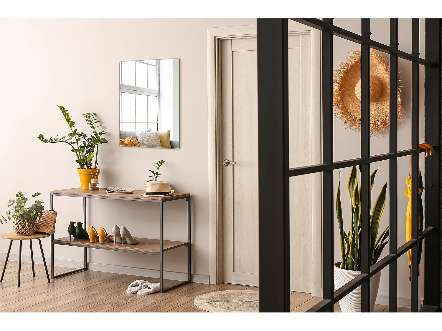 Miroir pour le salon, couloir, armoire, 80x60 cm