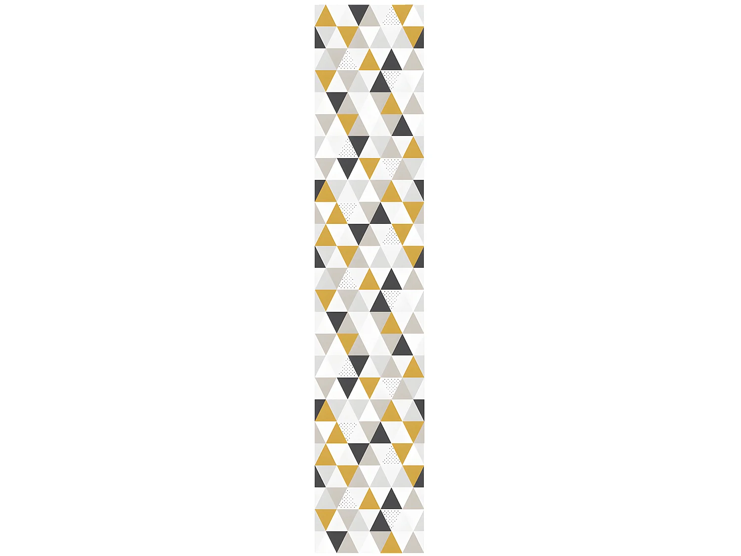 Papier peint intissé pré-encollé - MOTIF GÉOMÉTRIQUE SCANDINAVE TRIANGLES - 1 rouleau de 300x60cm