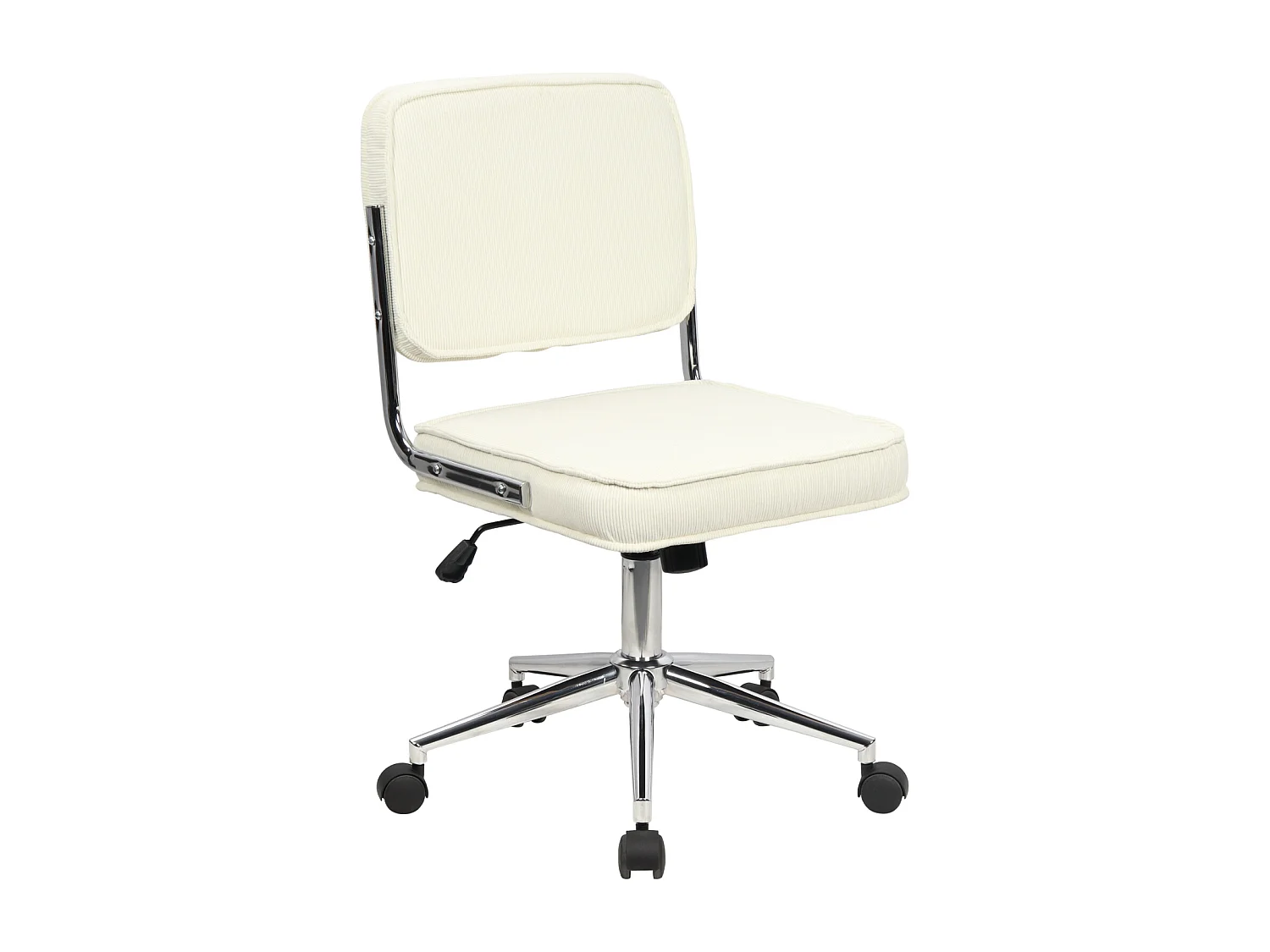 Chaise de bureau réglable en hauteur avec roulettes