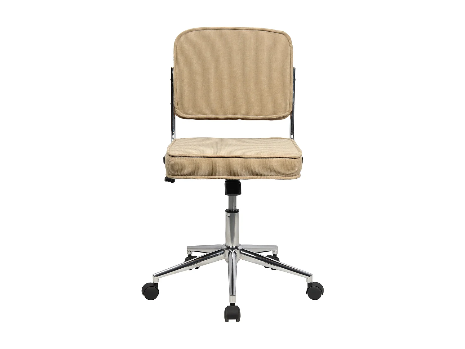 Chaise de bureau réglable en hauteur avec roulettes