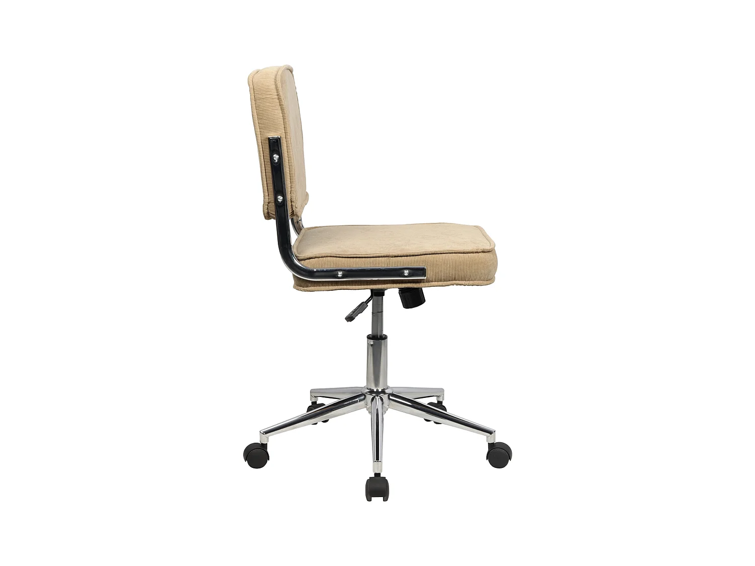 Chaise de bureau réglable en hauteur avec roulettes