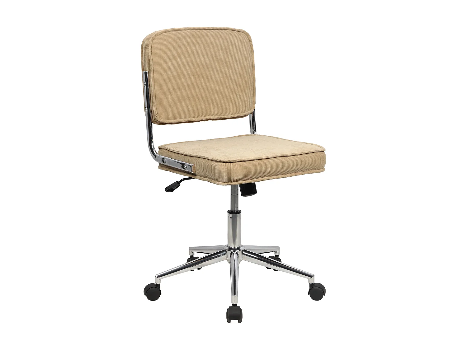 Chaise de bureau réglable en hauteur avec roulettes