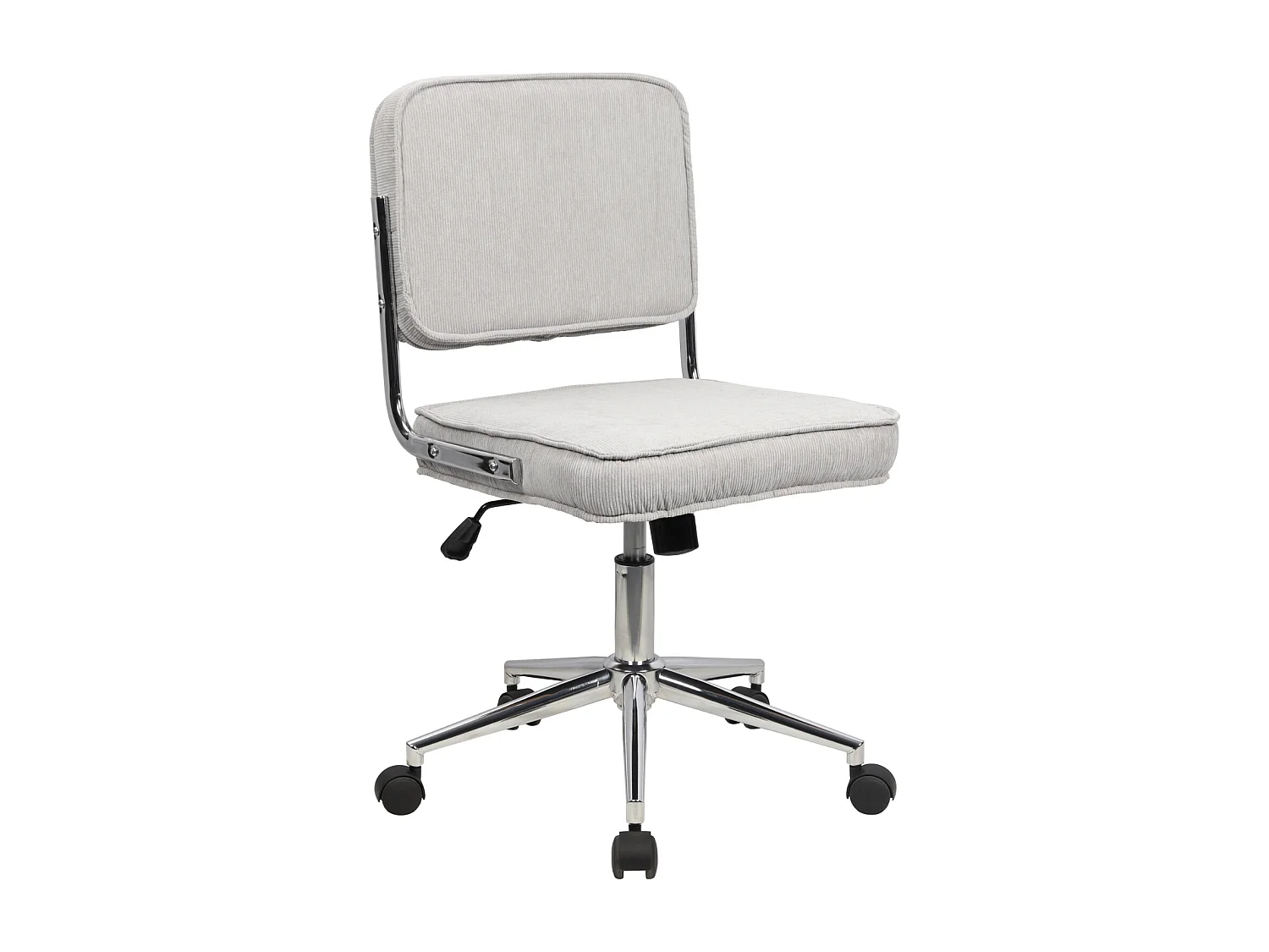 Chaise de bureau réglable en hauteur avec roulettes