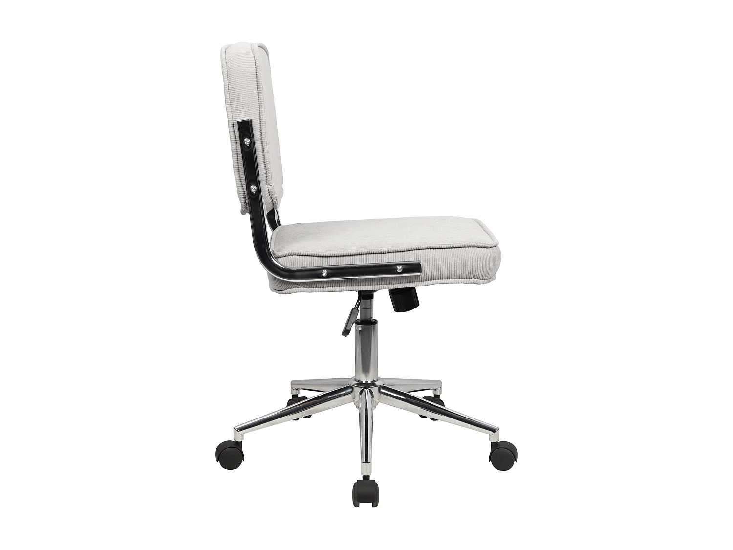 Chaise de bureau réglable en hauteur avec roulettes