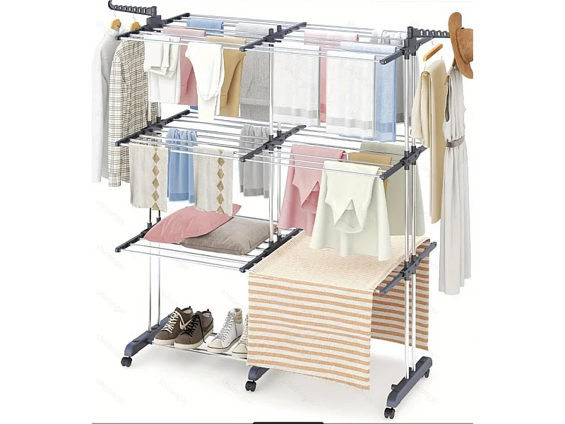 Etendoir à linge EXTRA PLUS Gris Acier 38m