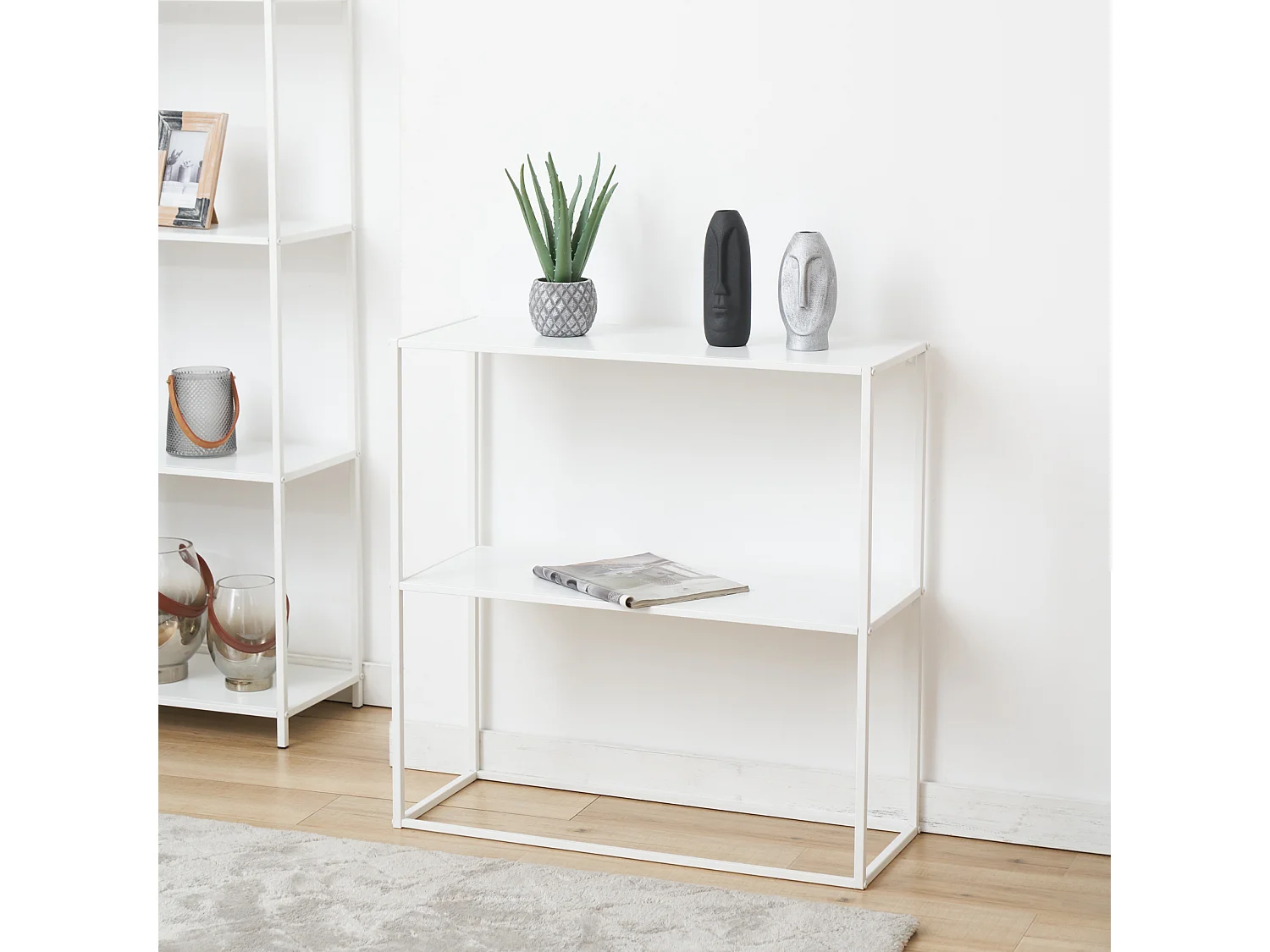 Étagère sur pied Design industriel Métal