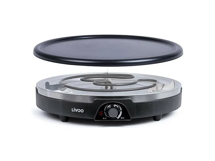 Crepes-Maker XXL Durchmesser 38 cm 1350 W Schwarz