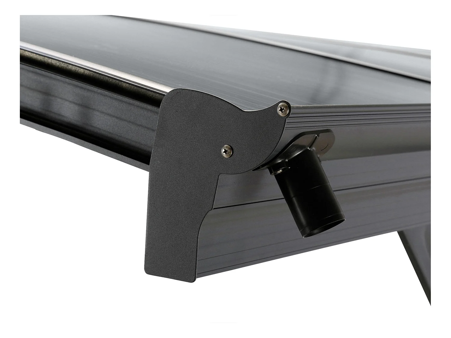 Tettoia pergola semplice autoportante in alluminio per 1 auto 15,15 m² Antracite - BARESA