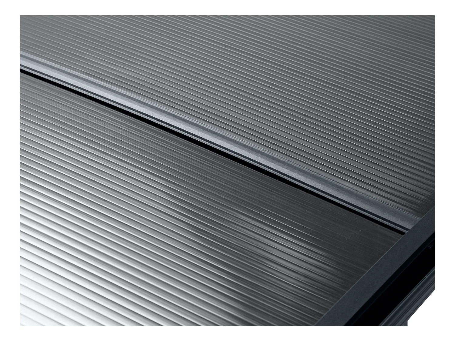 Tettoia pergola semplice autoportante in alluminio per 1 auto 15,15 m² Antracite - BARESA