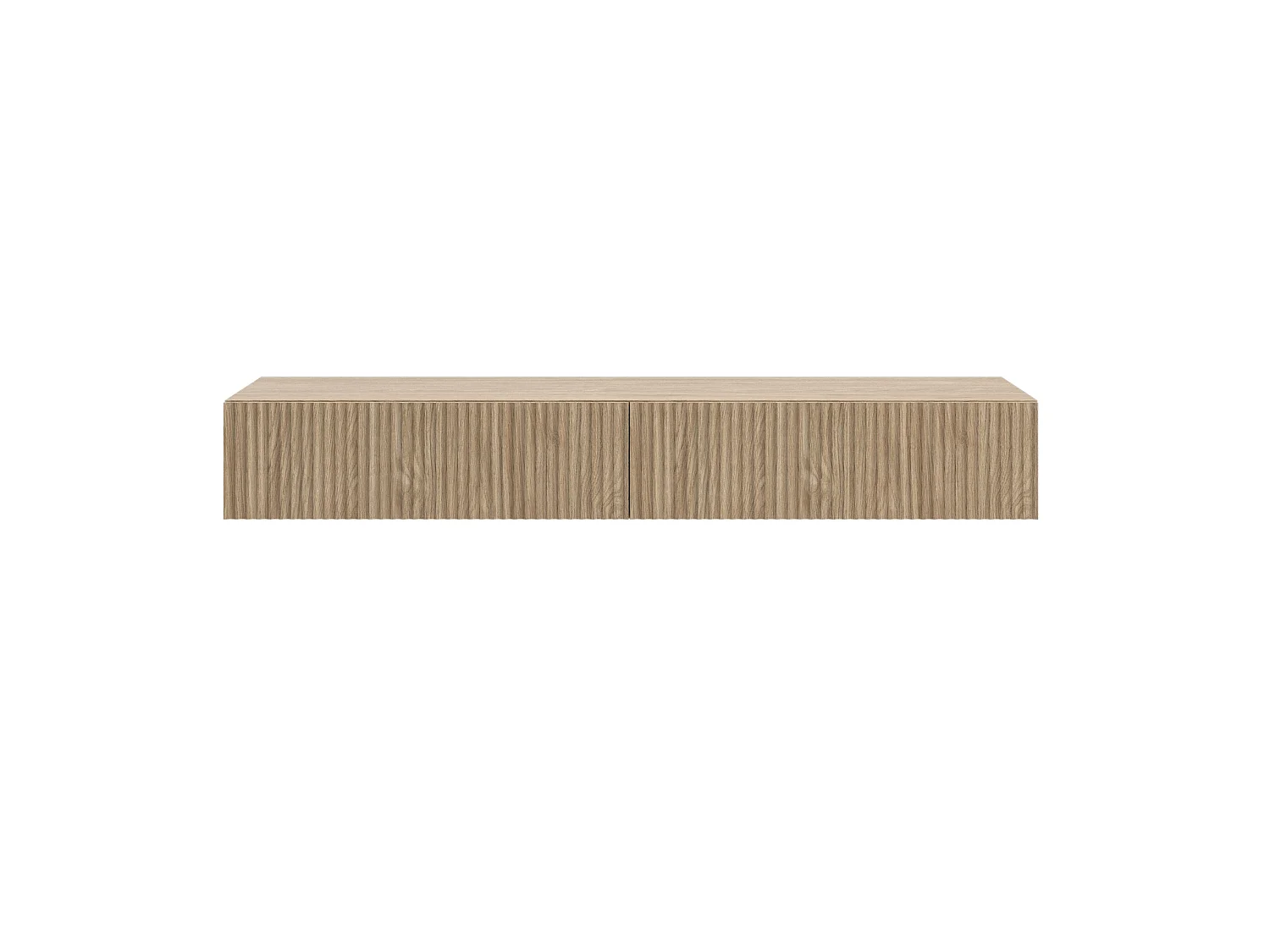 Kaptafel - 2 lades - eiken effect - 110 cm - NOLIE