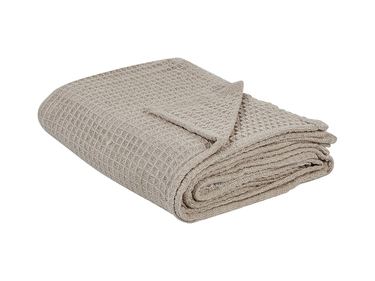Couvre-lits CHAGYL Coton 200 x 220 cm Taupe