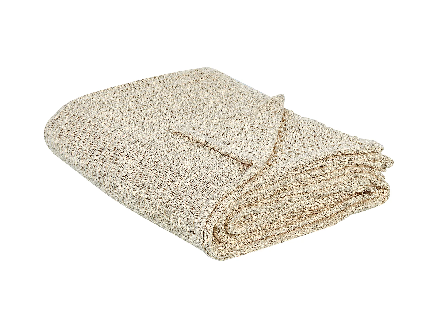 Couvre-lits CHAGYL Coton 200 x 220 cm Beige