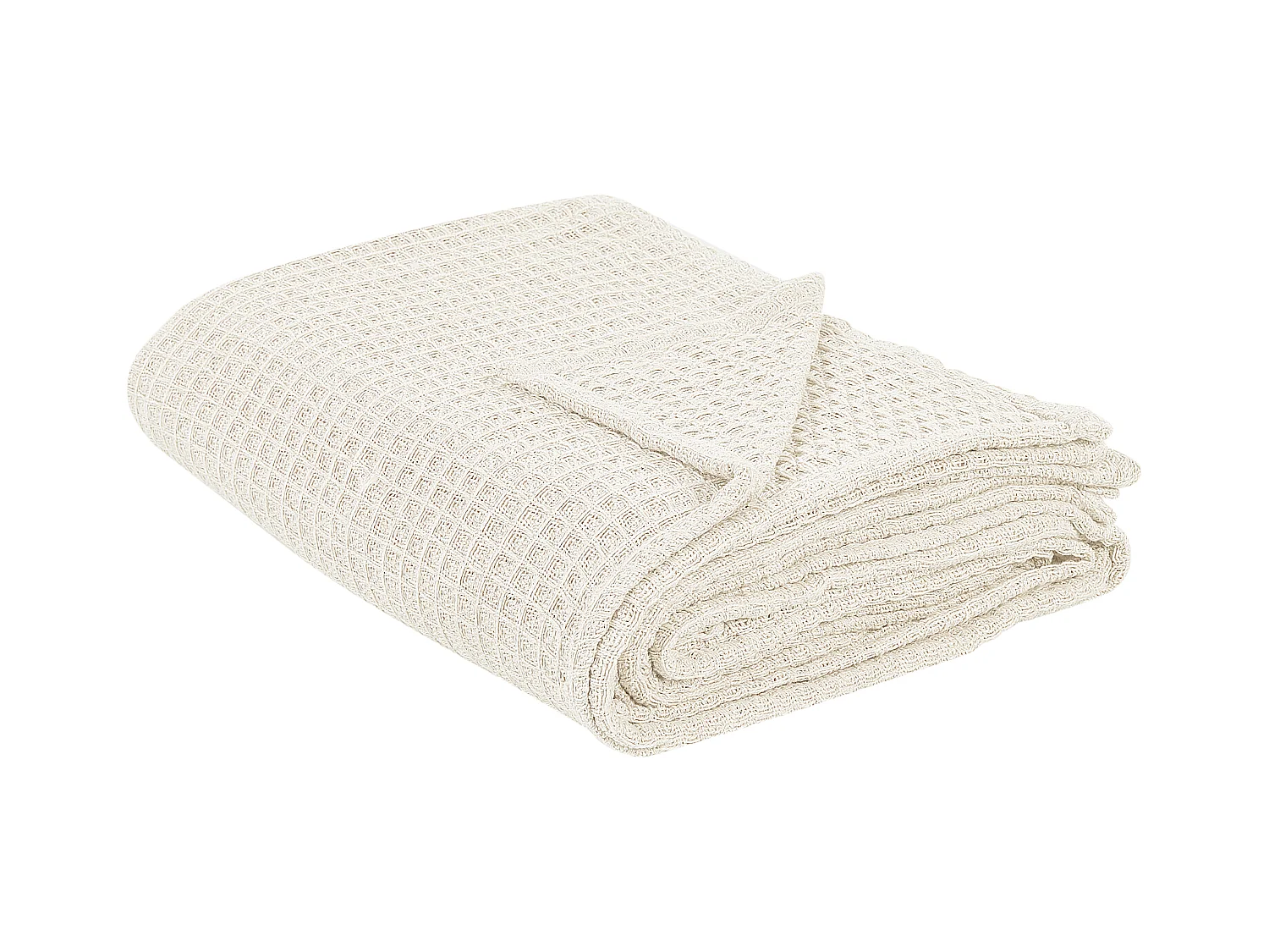 Couvre-lits CHAGYL Coton 150 x 200 cm Beige clair